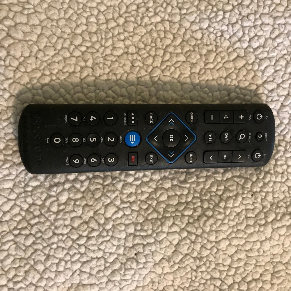 Spectrum Cable TV Remote Control MG3-1160 Black Replacement Remote